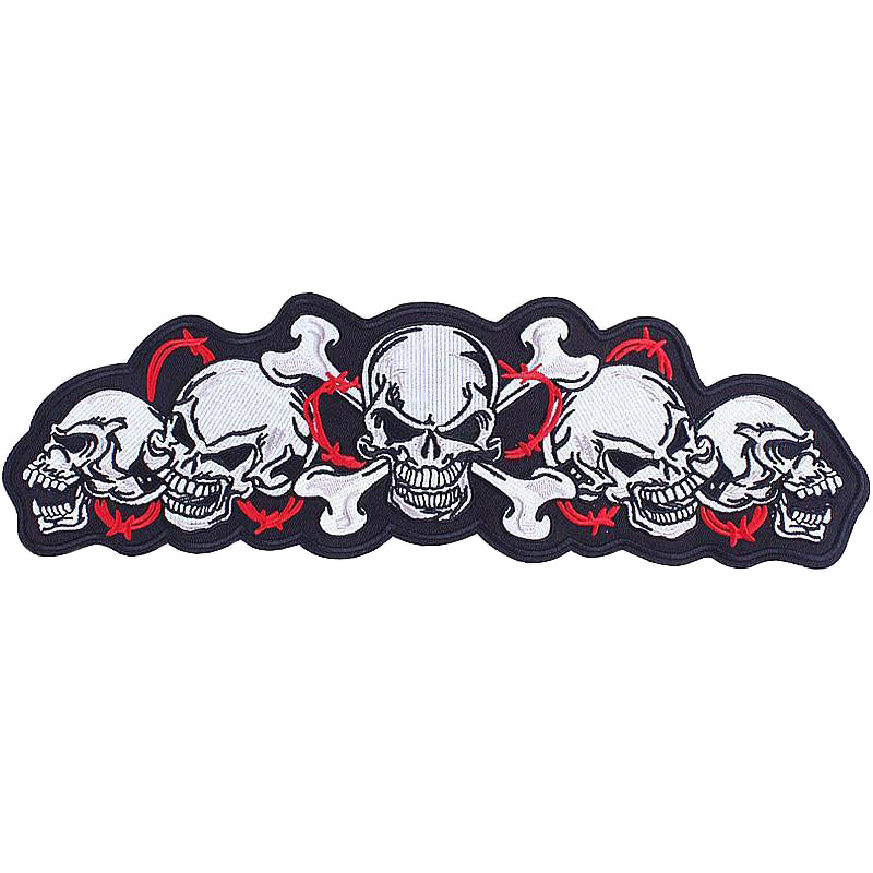 Ryggmärke Med Dödskallar