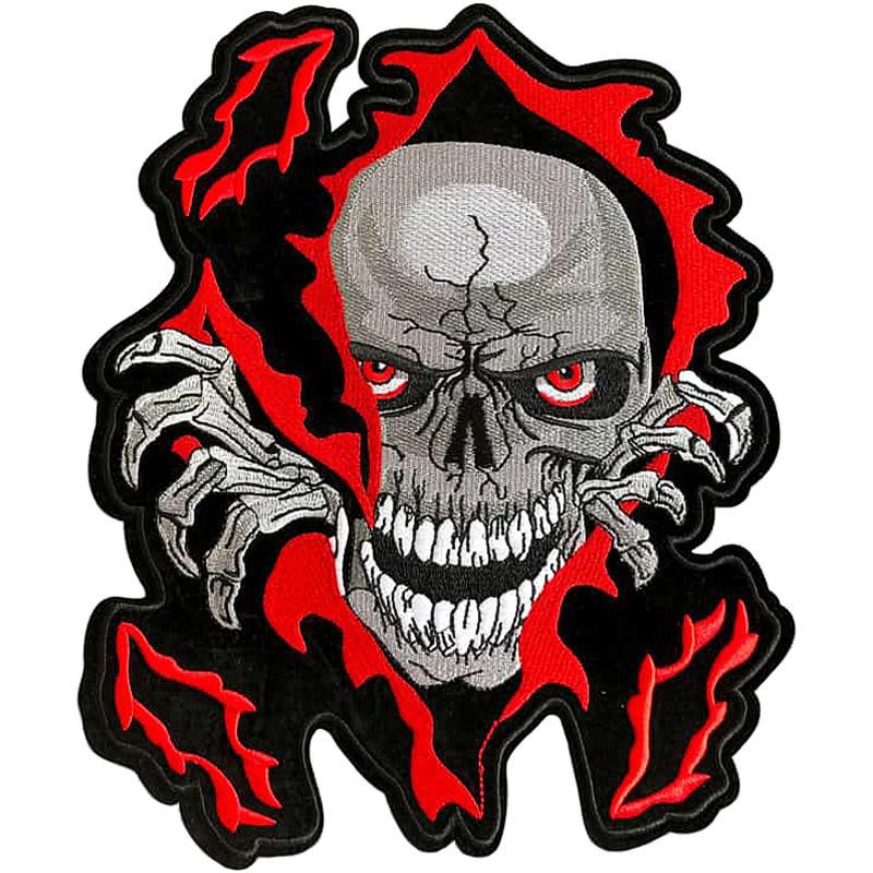 Ryggmärke Skrämmande Dödskalle