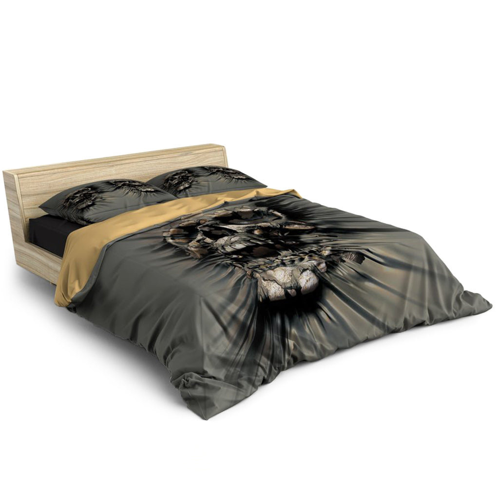 Grått Påslakan Dödskalle