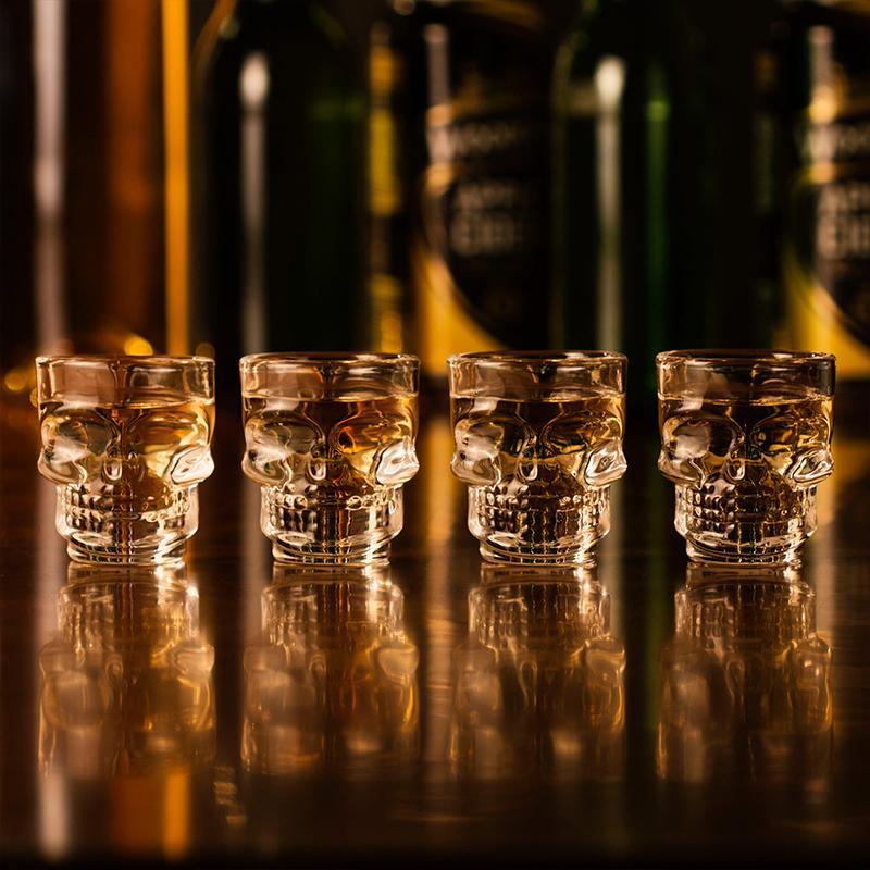 4 Dödskalle Shotglas