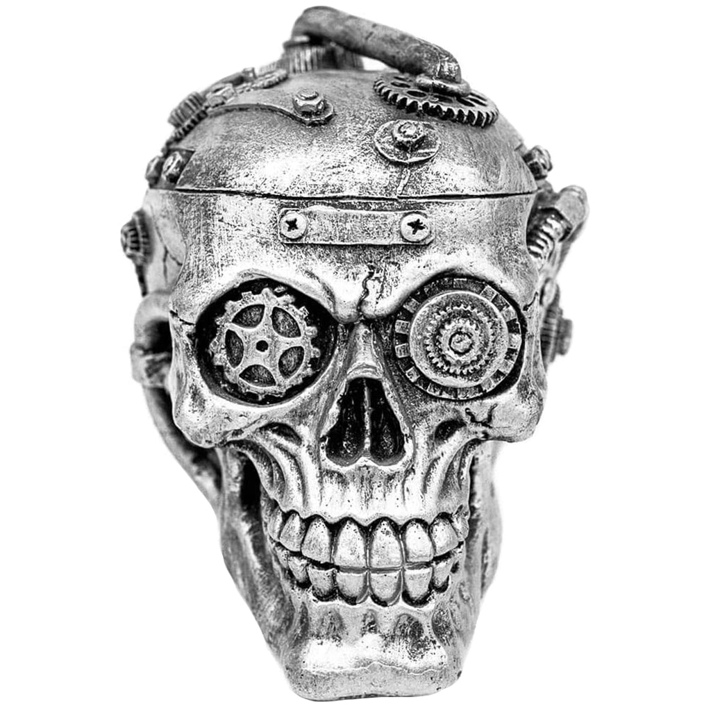 Silver Dödskalle Dekoration