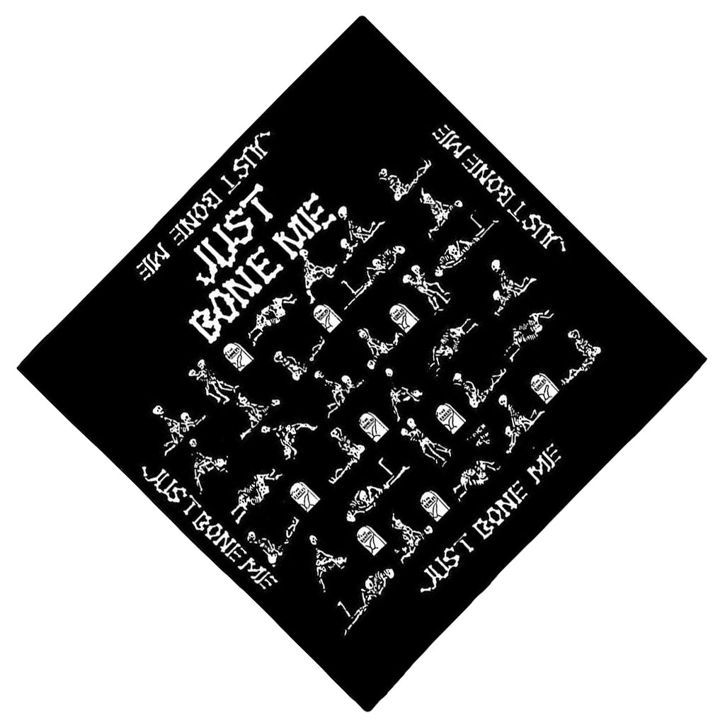 Svart Bandana Med Skelett