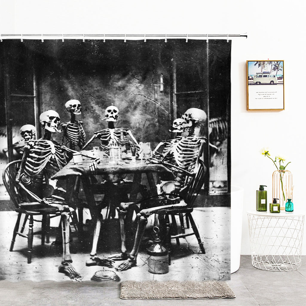 Skelett Duschdraperi