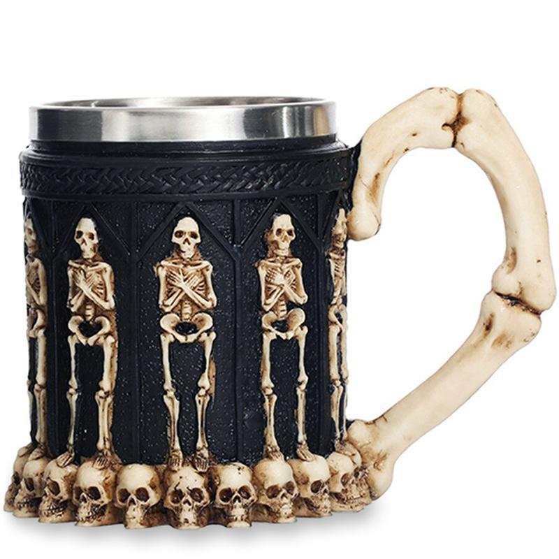 Skelett Ölglas