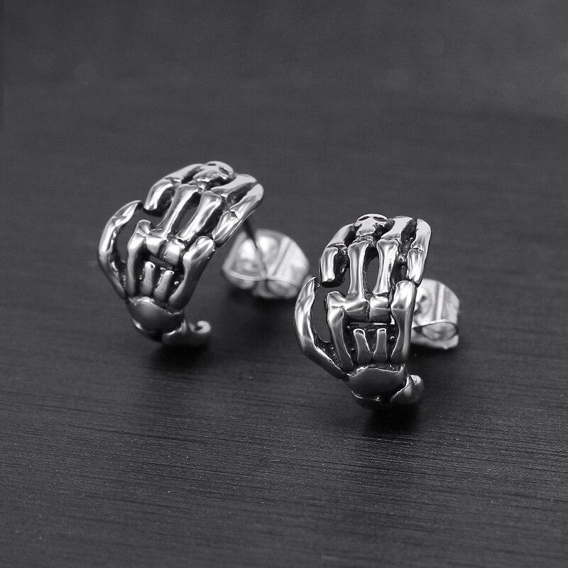 Skelett Fingrar Örhängen