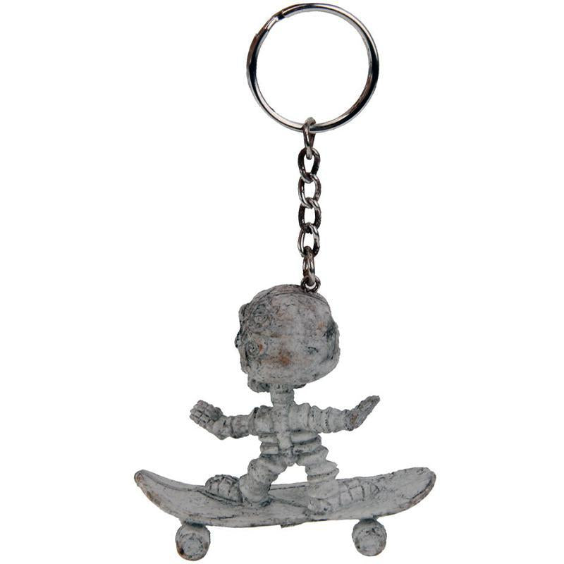 Skelett Nyckelring Skateboard