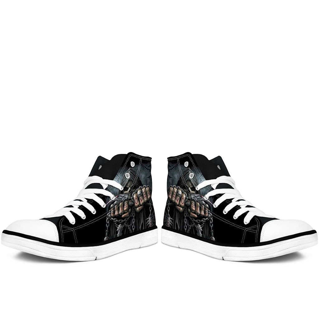 Sneakers Med Dödskalle