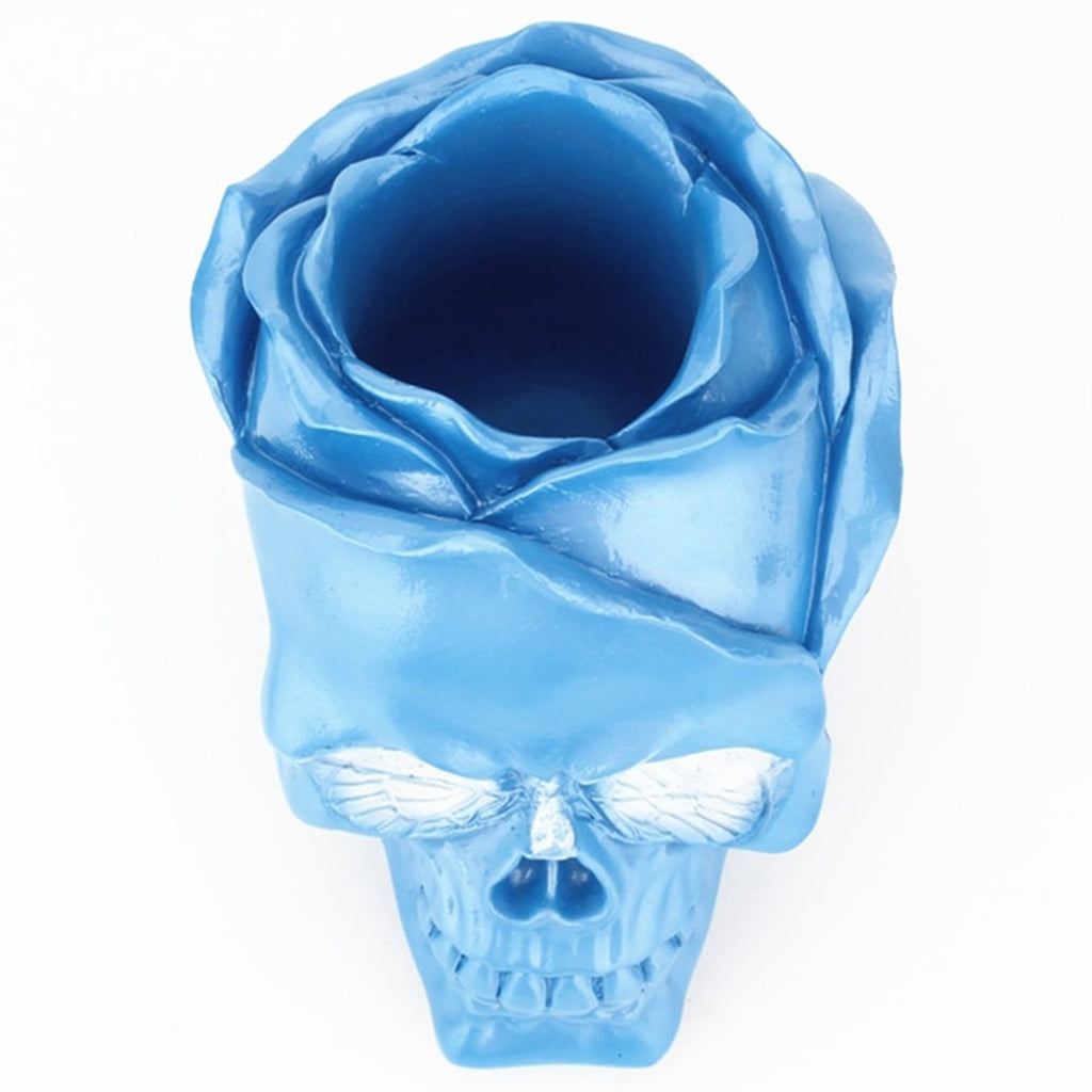 Staty Blå Dödskalle