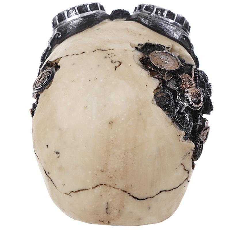 Dödskalle Staty Industriella Revolutionen