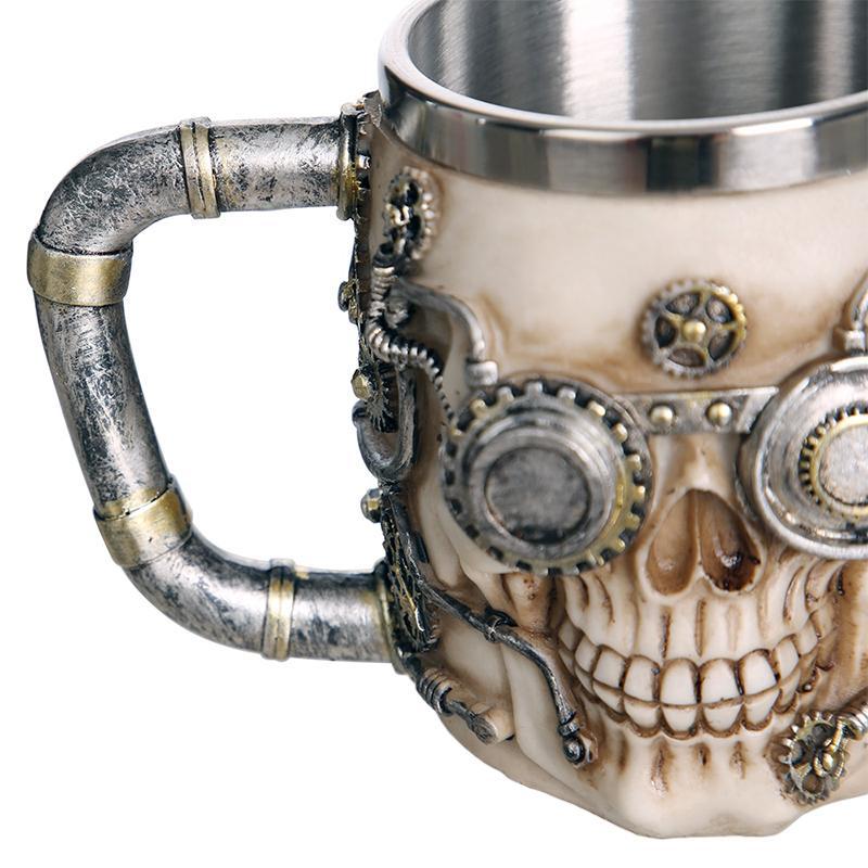 Dödskallemugg Steampunk