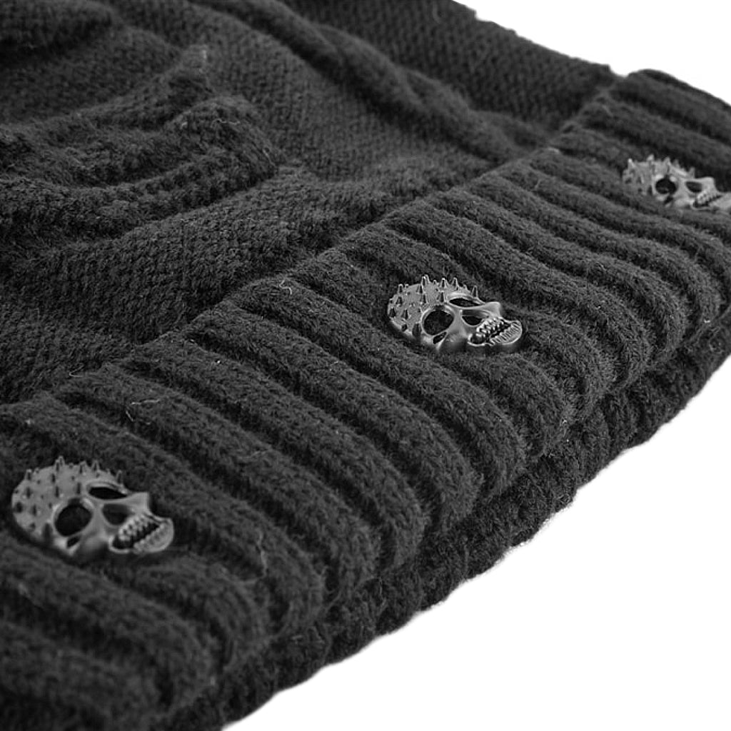 Fodrad Dödskalle Mössa