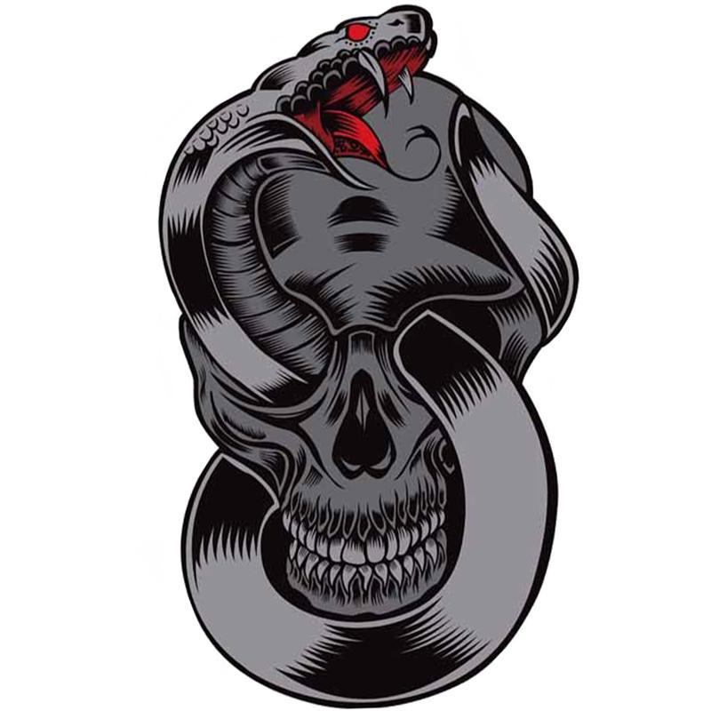 Dödskalle Sticker Giftorm