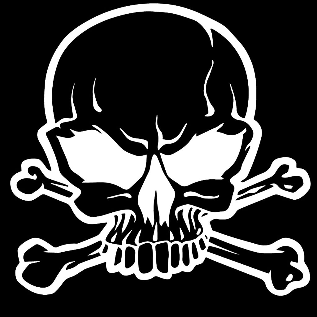 Sticker Dödskalle Ben