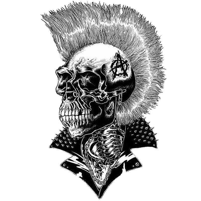 Dödskalle Sticker Punkare