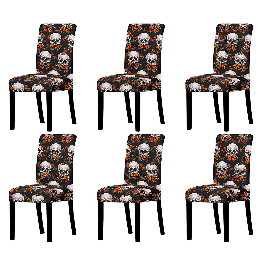 Stolklädsel Dödskallar Och Fjärilar