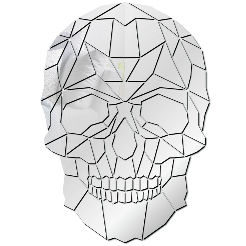 Stor Dödskalle Spegel