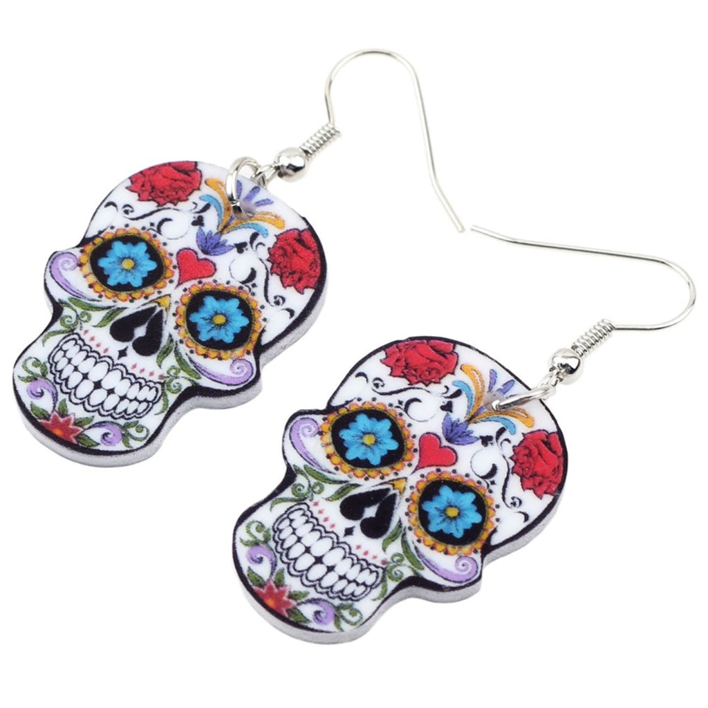 Hängande Örhängen Sugar Skull
