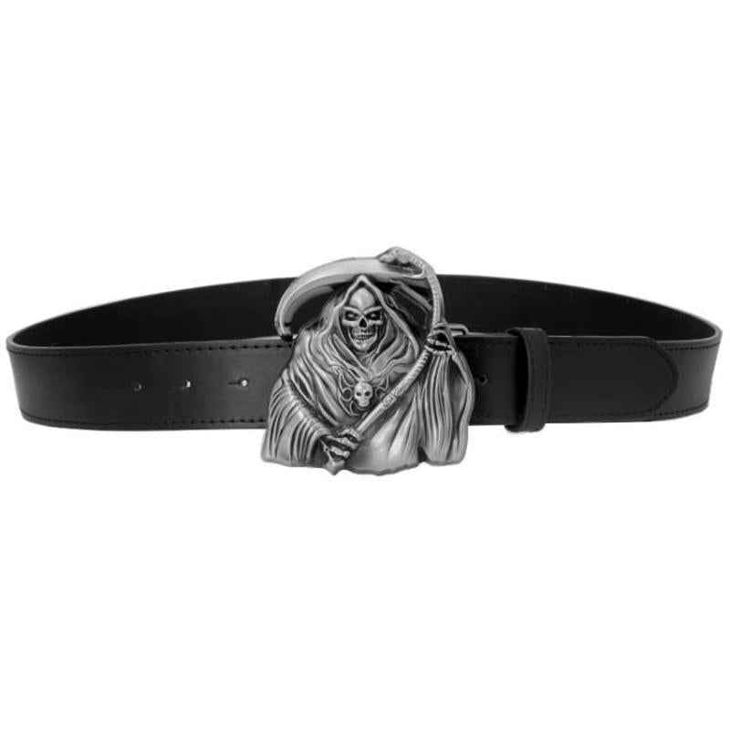 Brett Läderbälte Grim Reaper