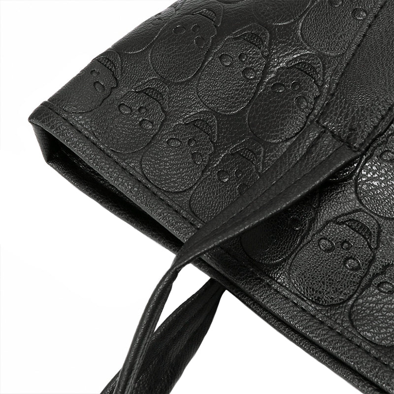 Handväska Med Svarta Kranium