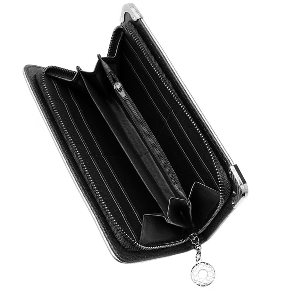 Dödskalle Plånbok Läder För Dam