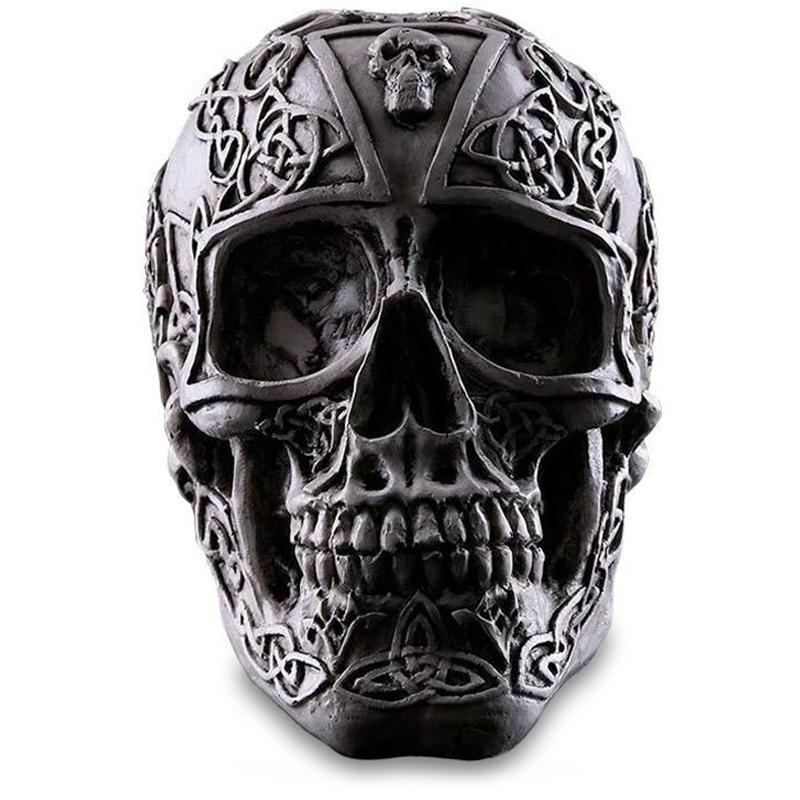 Svart Dödskalle Dekoration