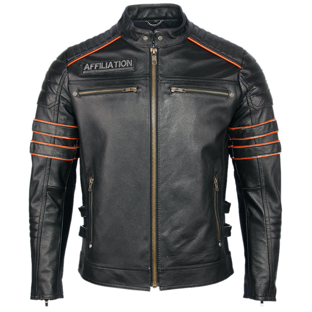 Svart Dödskalle Jacka