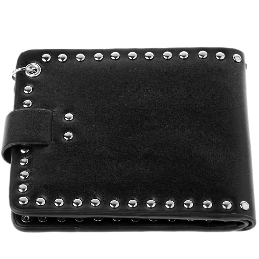 Dödskalle Plånbok Med Länkkedja