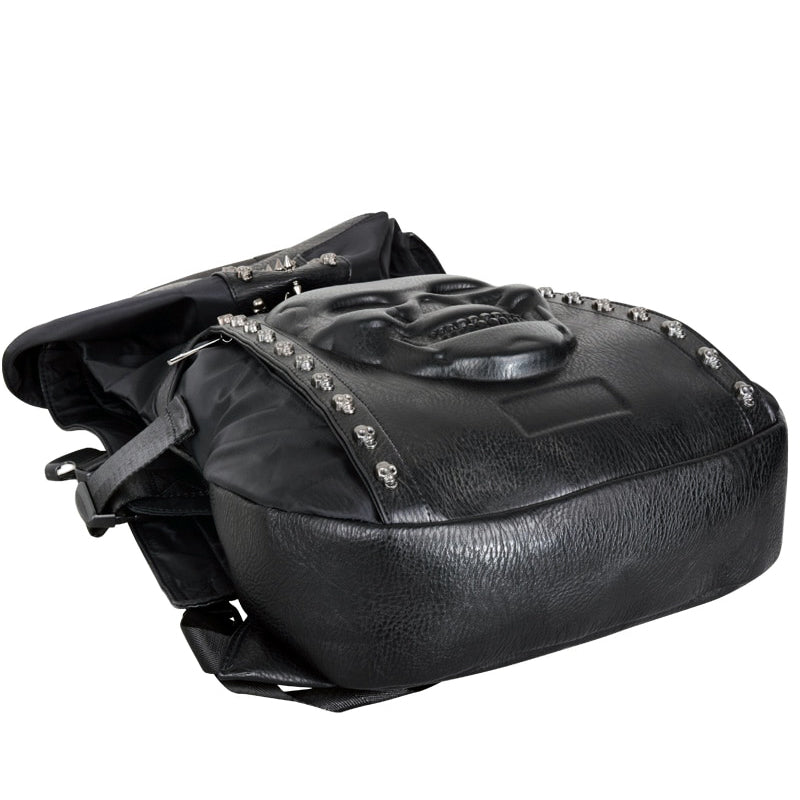 Dödskalle Ryggsäck Läder