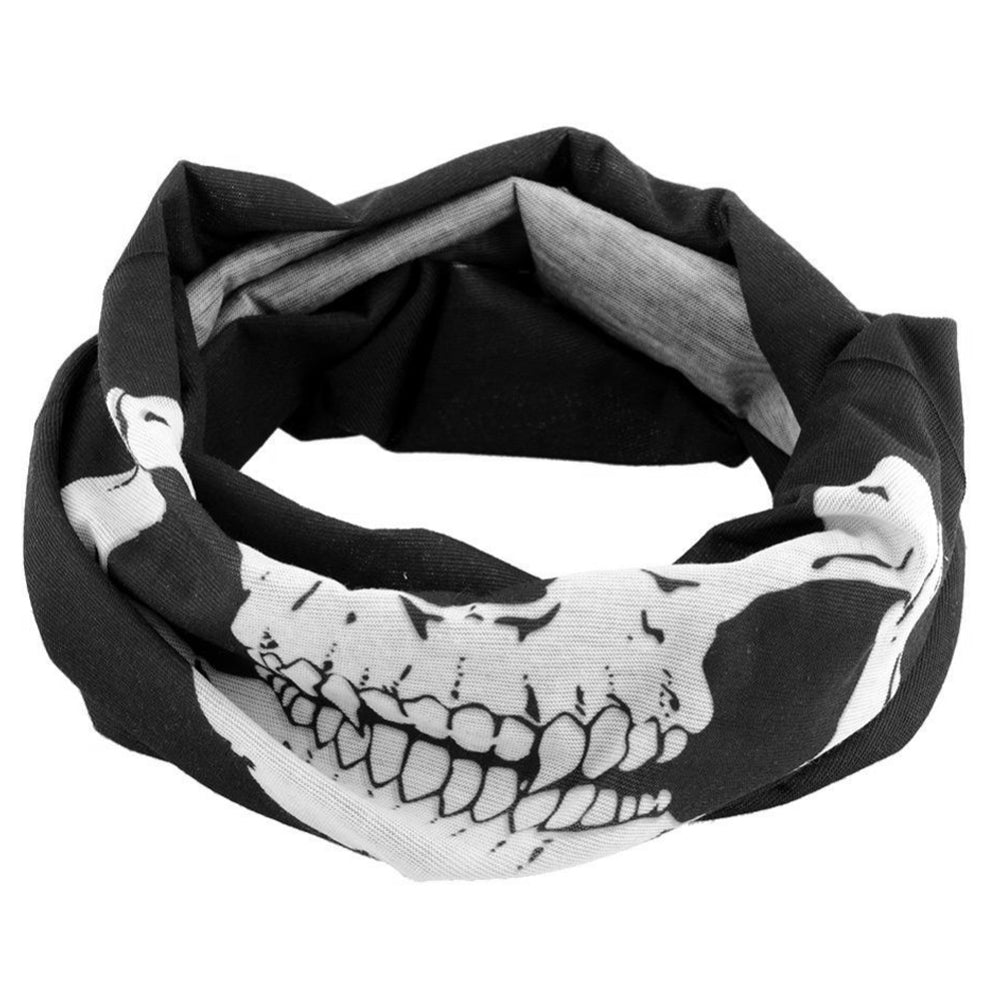 Svart Dödskalle Balaclava