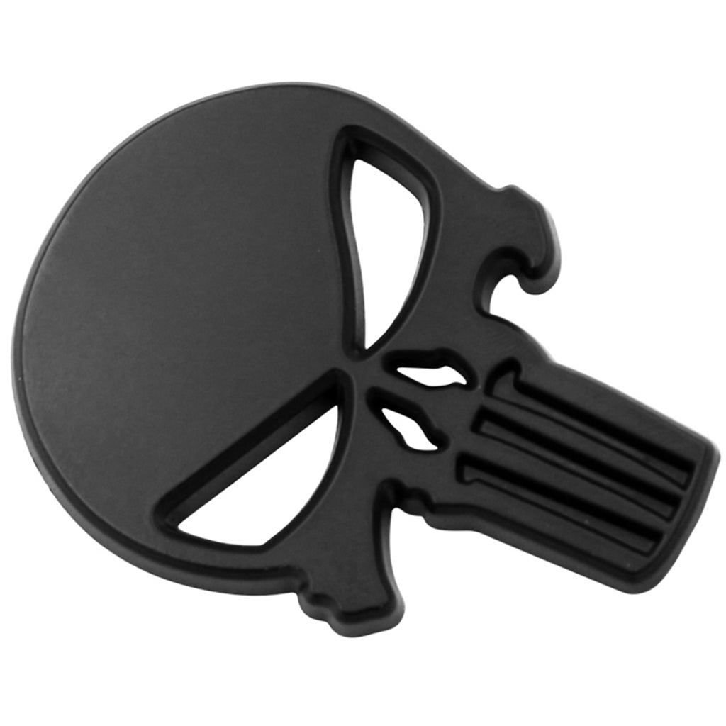 Bilemblem Svart Dödskalle