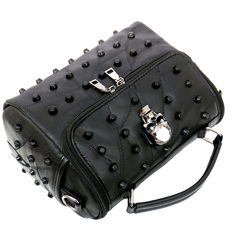 Svart Dödskalle Väska Dam
