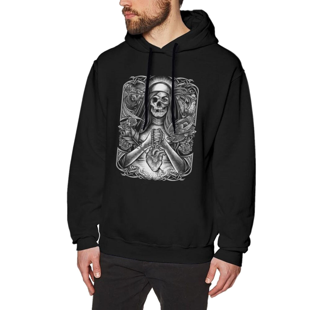 Svart Dödskalle Tröja Nunna