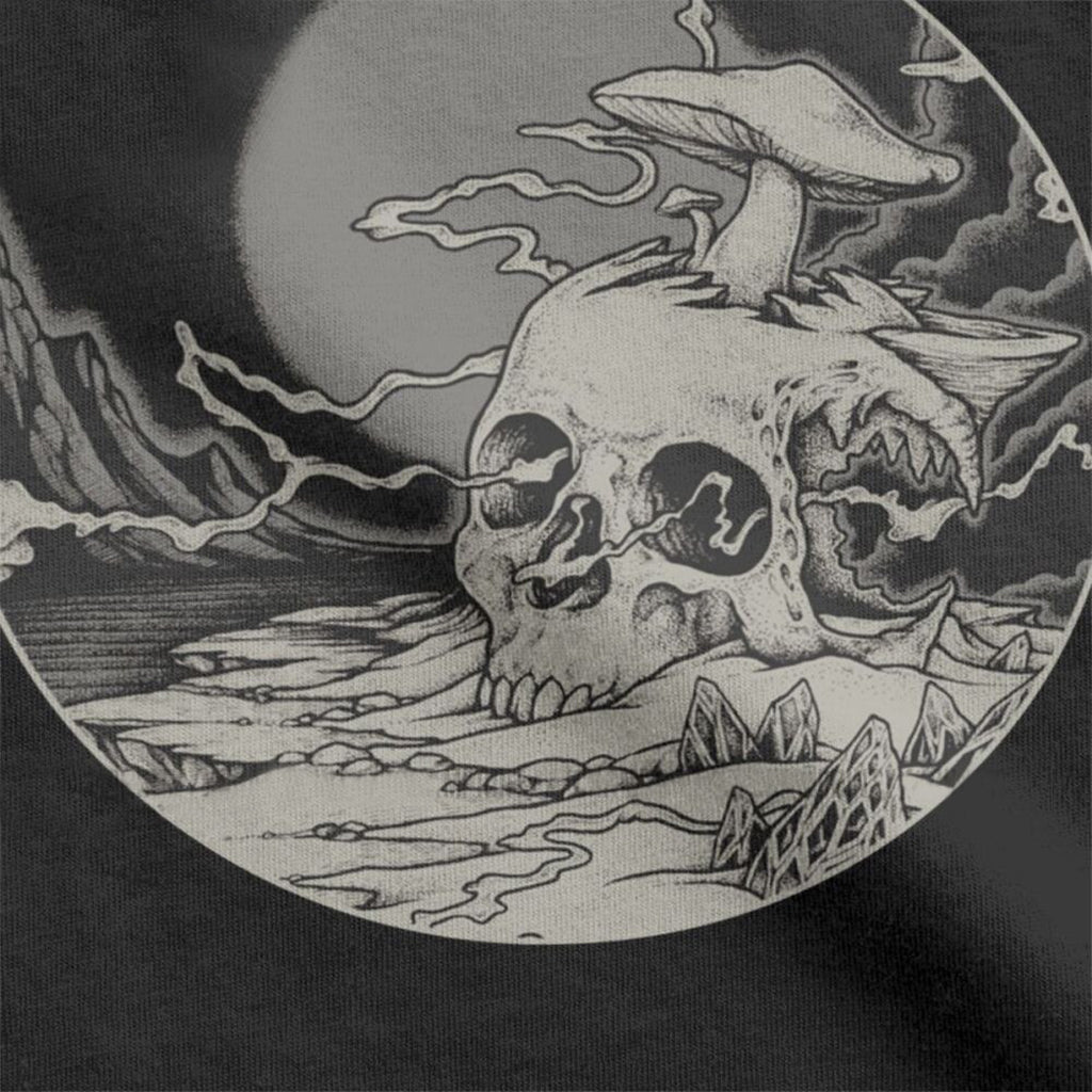 Svart Huvtröja Mystisk Dödskalle