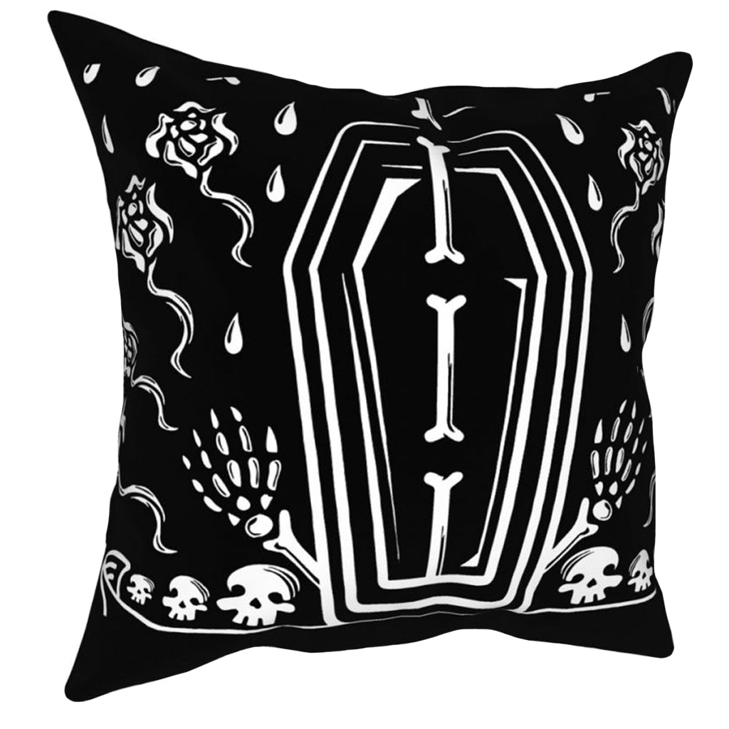 Svart Kudde Memento Mori