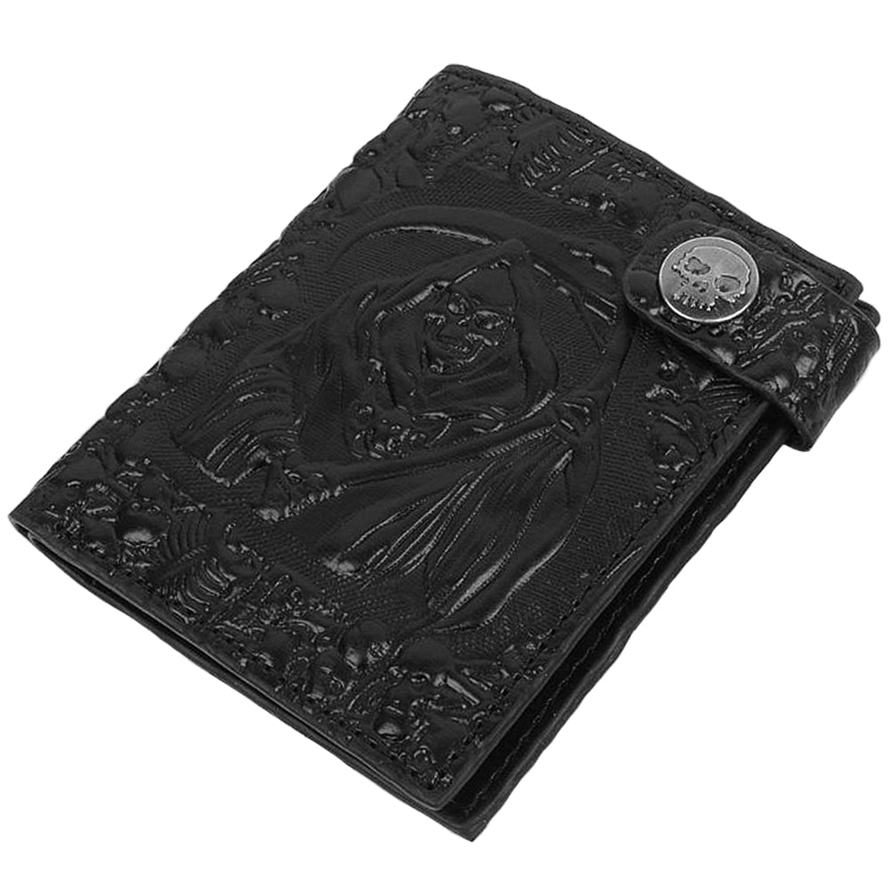 Svart Liemannen Plånbok Konstläder