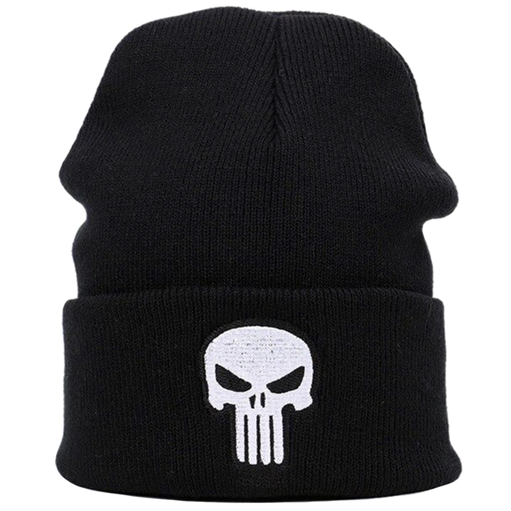 Svart Mössa The Punisher Dödskalle