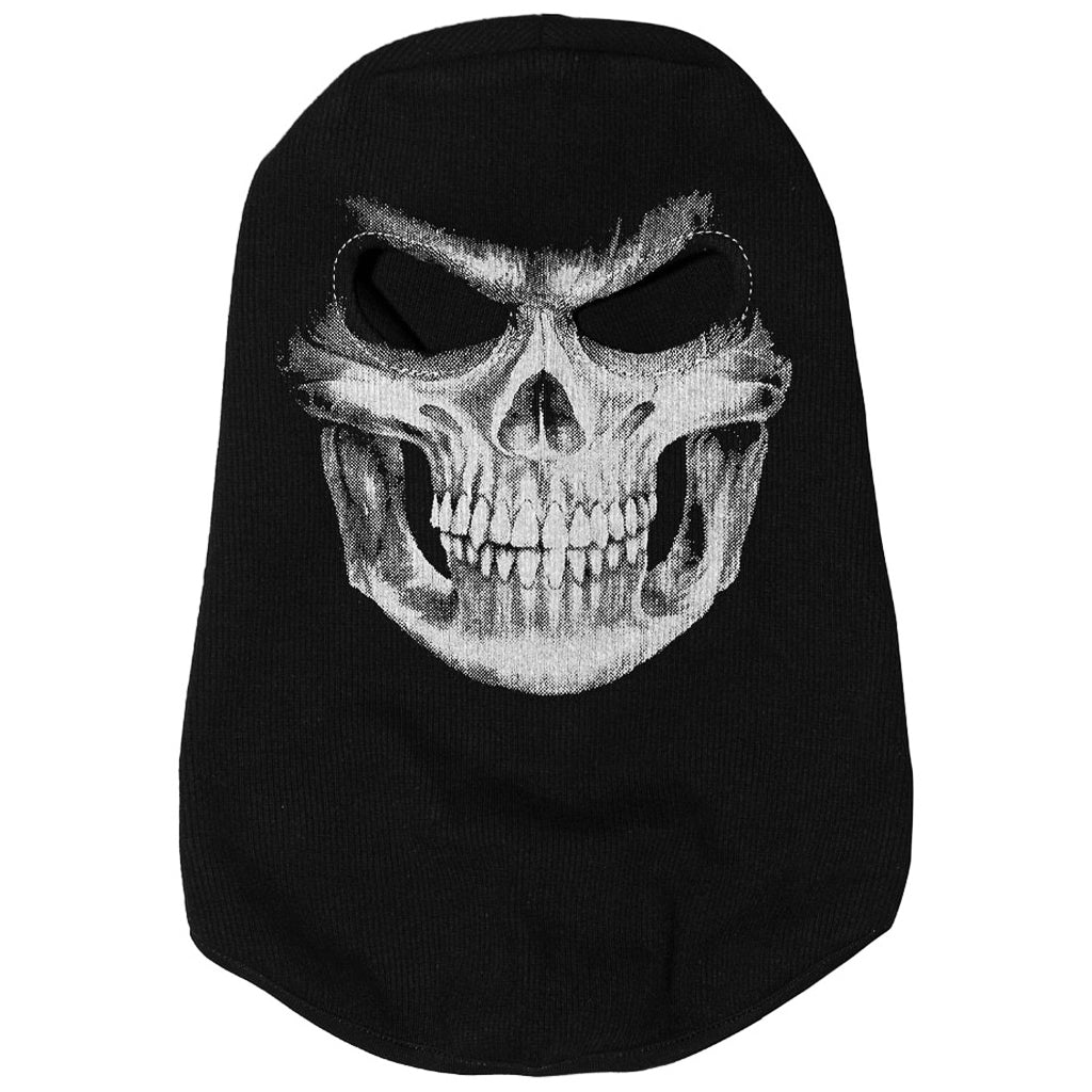 Svart Rånarluva Med Vit Dödskalle