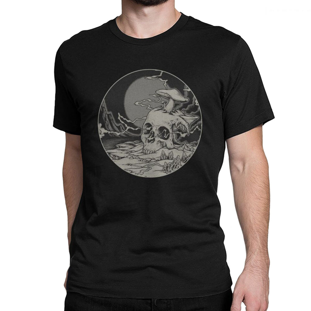 T-Shirt Mystisk Dödskalle