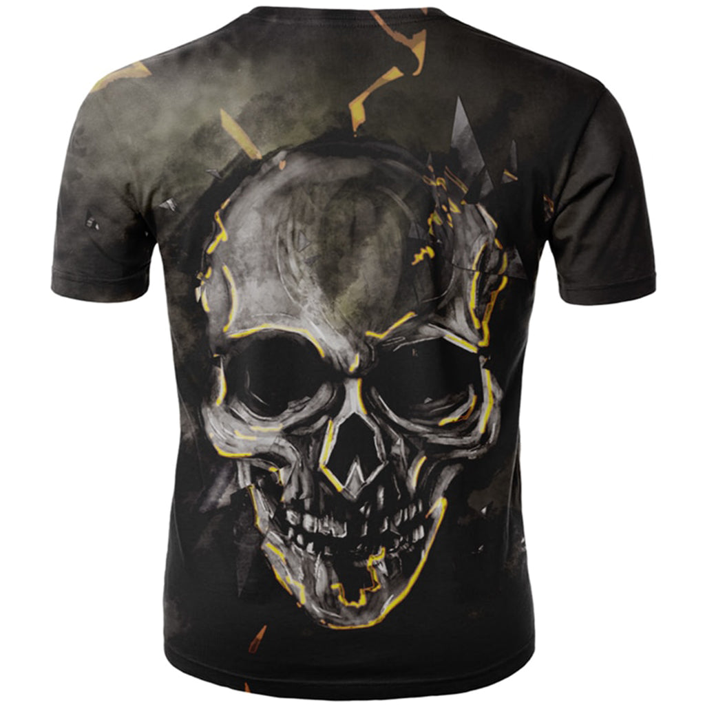 T-Shirt Dödskalle Mönster