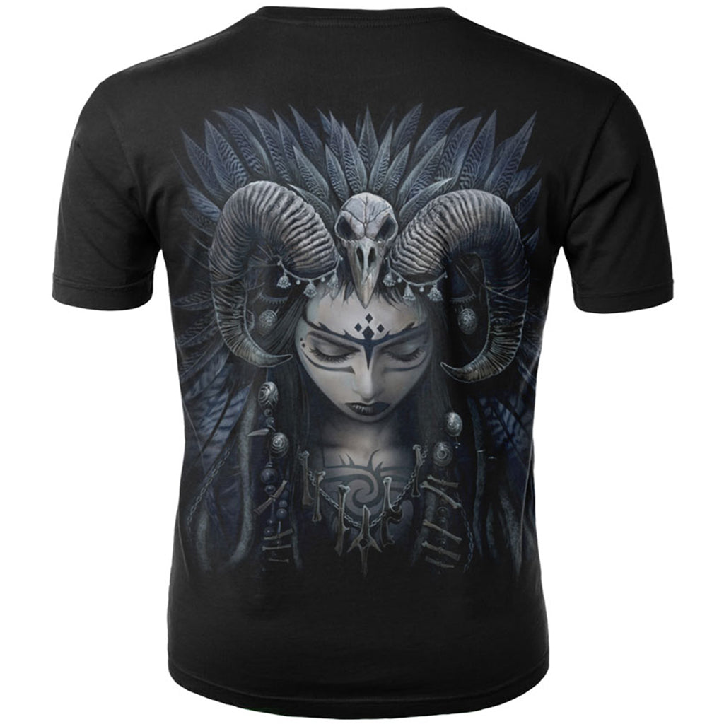 Dam T-Shirt Dödskalle