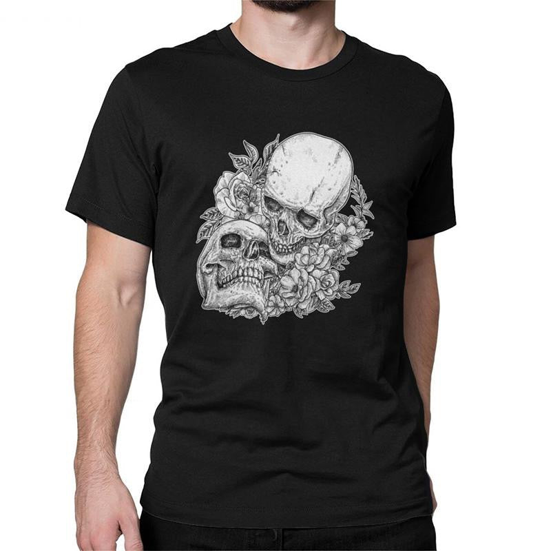 Dödskalle T-Shirt Evig Kärlek