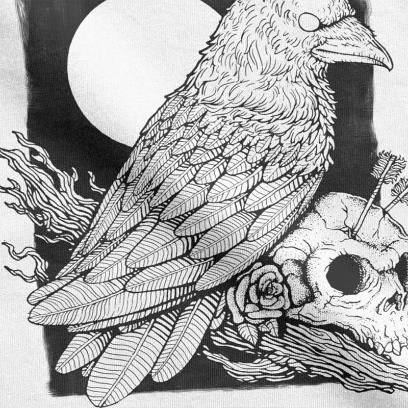 Vit Dödskalle T-Shirt