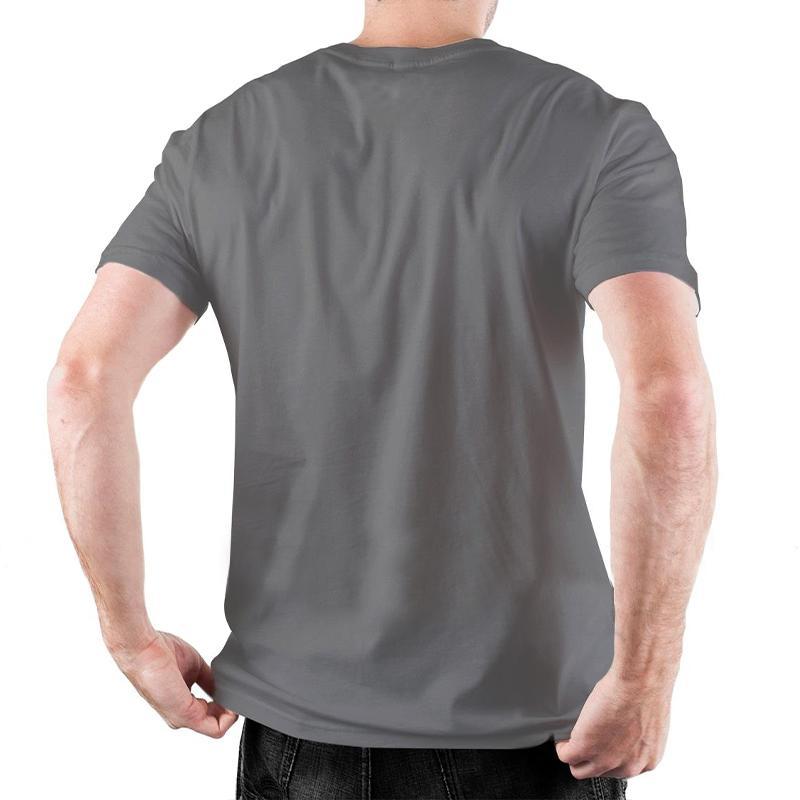 Baksidan På Grå T-Shirt