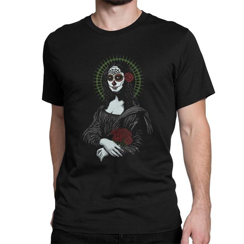 Santa Muerte T-Shirt Mona Lisa