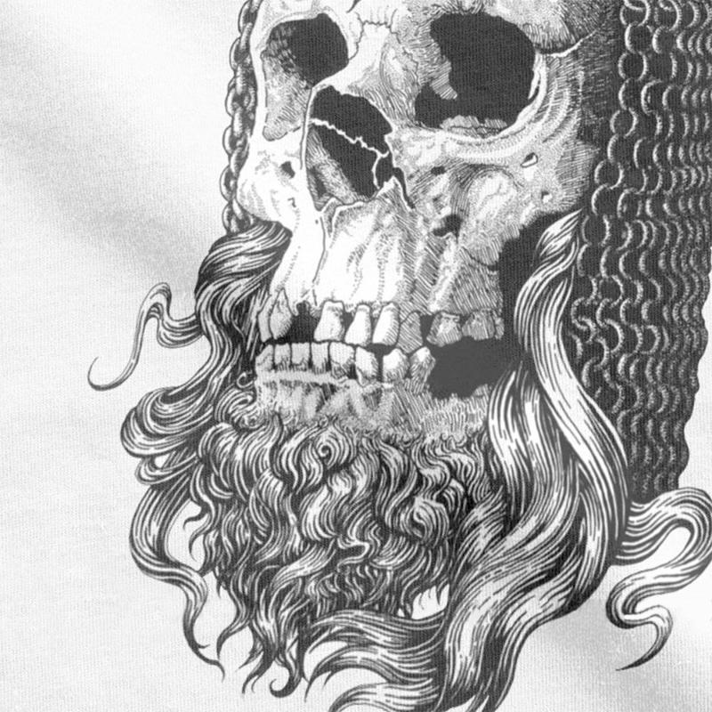 Dödskalle T-Shirt Med Tempelriddare