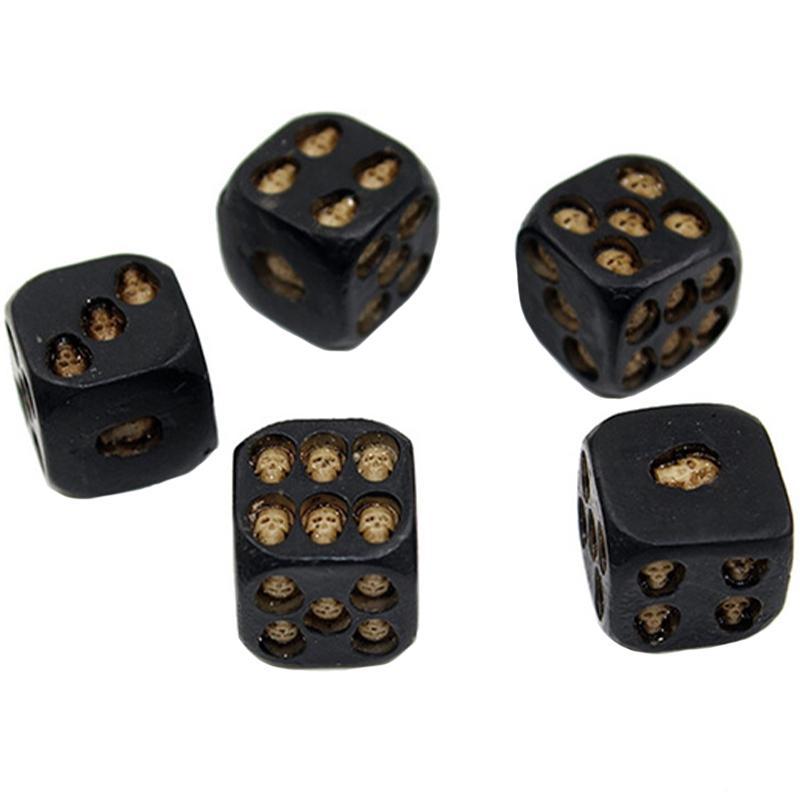 Tärningar Med Mänskliga Kranium