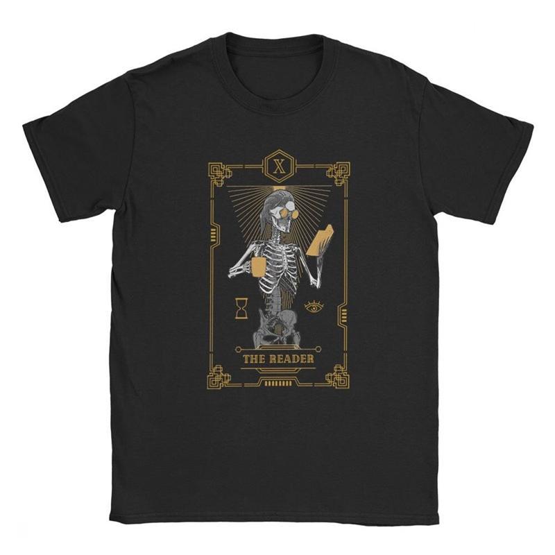Svart Tarot T-Shirt The Reader
