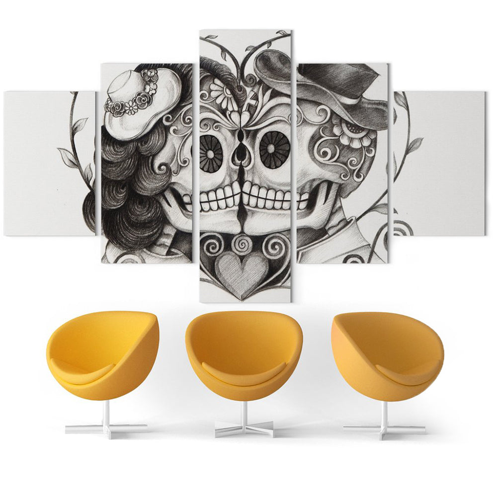 Tavla Calavera Dödskallar