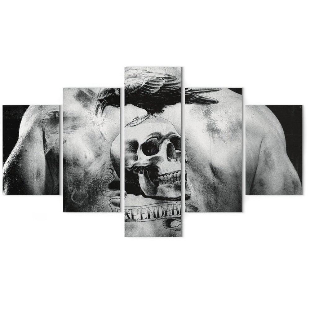 Tavla Dödskalle Tatuering