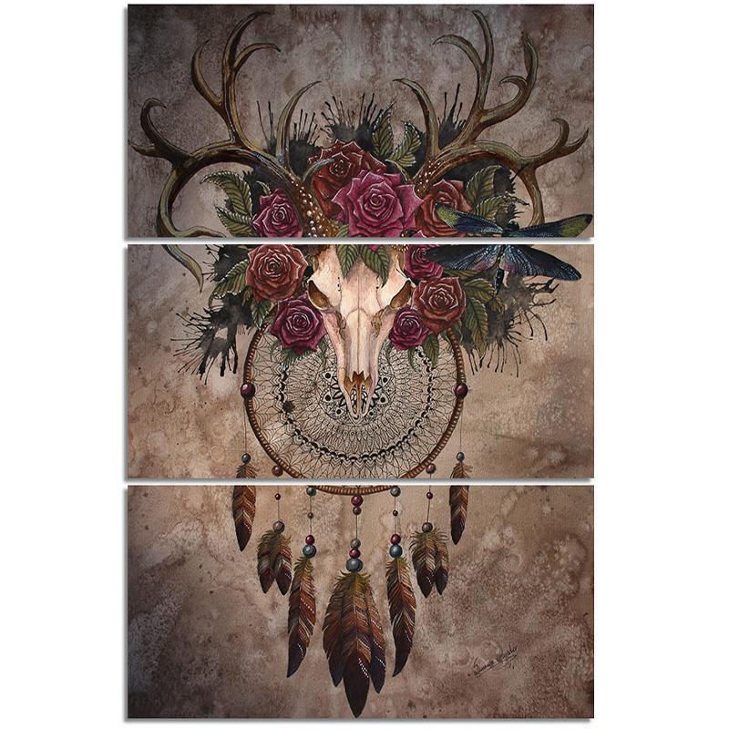 Dödskalle Tavla Dreamcatcher